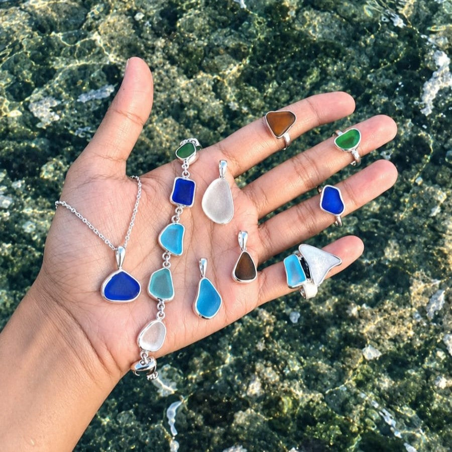 Sea Glass Jewelry in Bali: .925 Sterling Silver | Ohana Bali Silver