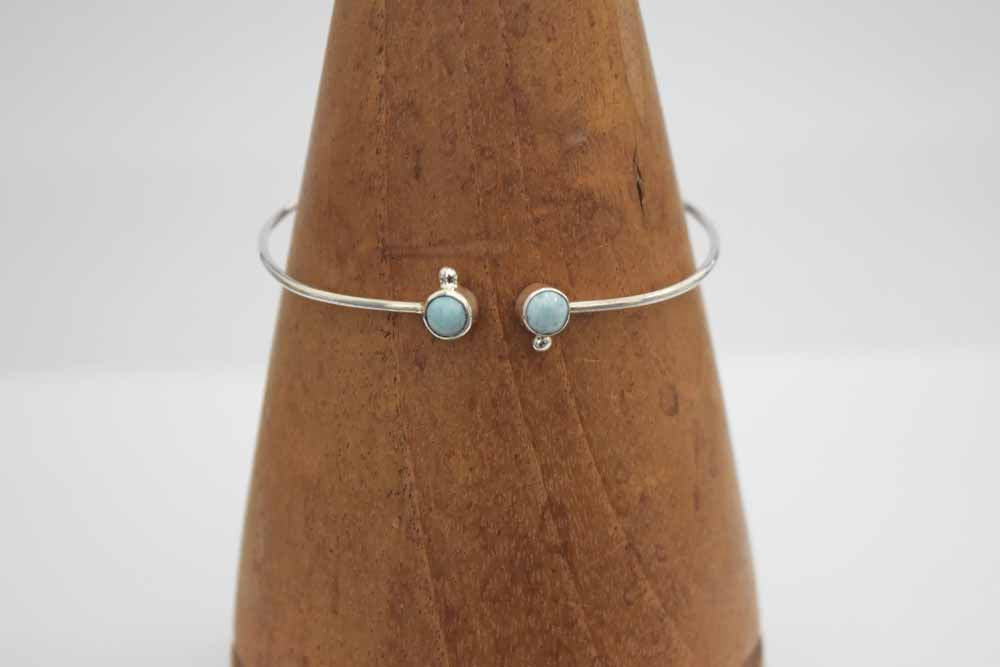 Larimar Bracelet .925 Sterling Silver