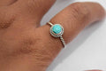 Turquoise Ring .925 Sterling Silver