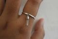 Crystal Clear Ring .925 Sterling Silver