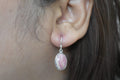 Rhodocrosite Earring .925 Sterling Silver