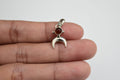 Garnet Pendant .925 Sterling Silver