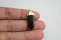 Crystal Black Turmaline Pendant .925 Sterling Silver