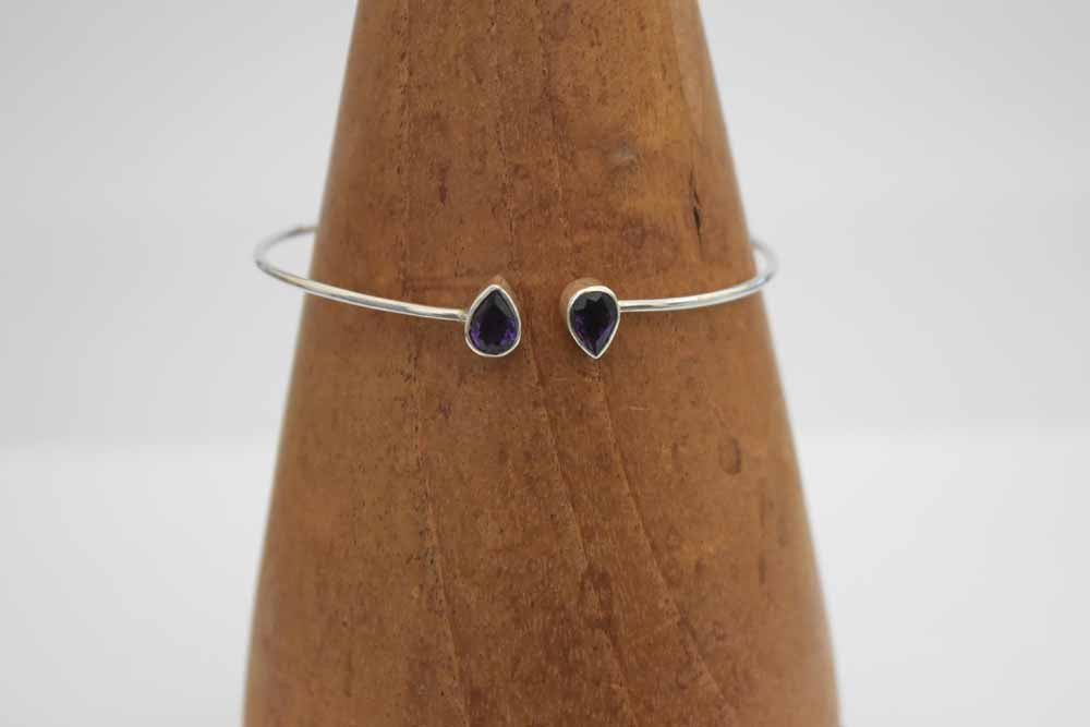 Amethyst Bracelet .925 Sterling Silver