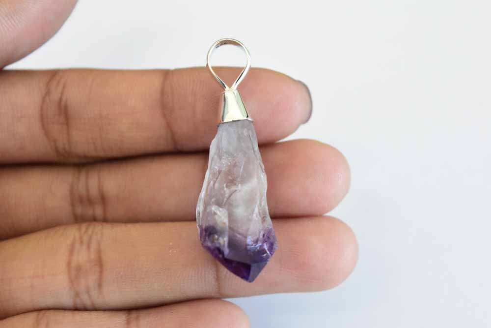 Crystal Pendant .925 Sterling Silver