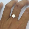 Plain Silver Little Full Round Ring .925 Sterling Silver