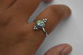 Paua Shell Ring .925 Sterling Silver