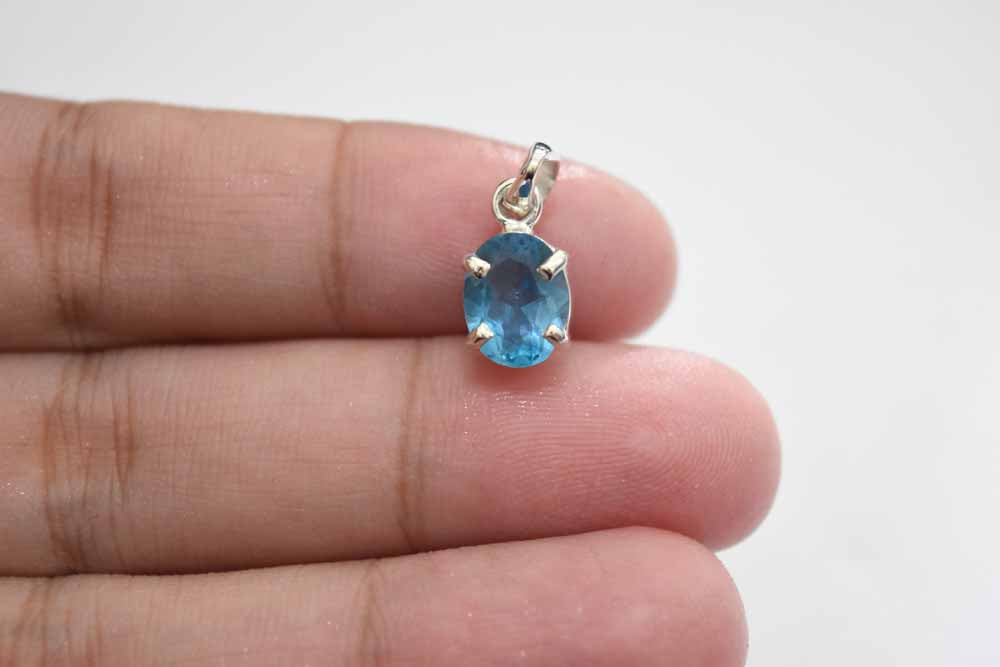 Topaz Pendant .925 Sterling Silver