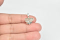 Aquamarine Mix Shape Pendant .925 Sterling Silver