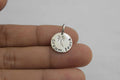 Plain Silver Dream Beach Stamp Pendant .925 Sterling Silver