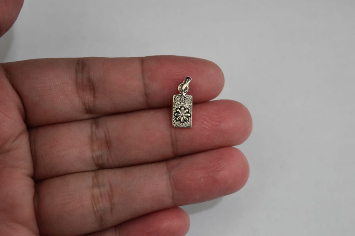 Plain Silver Pendant .925 Sterling Silver