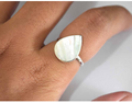 MOP Shell Ring .925 Sterling Silver