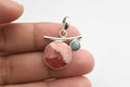 Rhodocrosite Pendant .925 Sterling Silver
