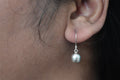 Plain Silver Medium Earring .925 Sterling Silver