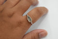 Seaglass White Ring .925 Sterling Silver