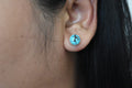 Turquoise Earring .925 Sterling Silver