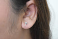 Plain Silver Earring .925 Sterling Silver