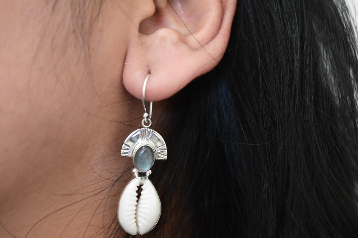 Labradorite Earring .925 Sterling Silver