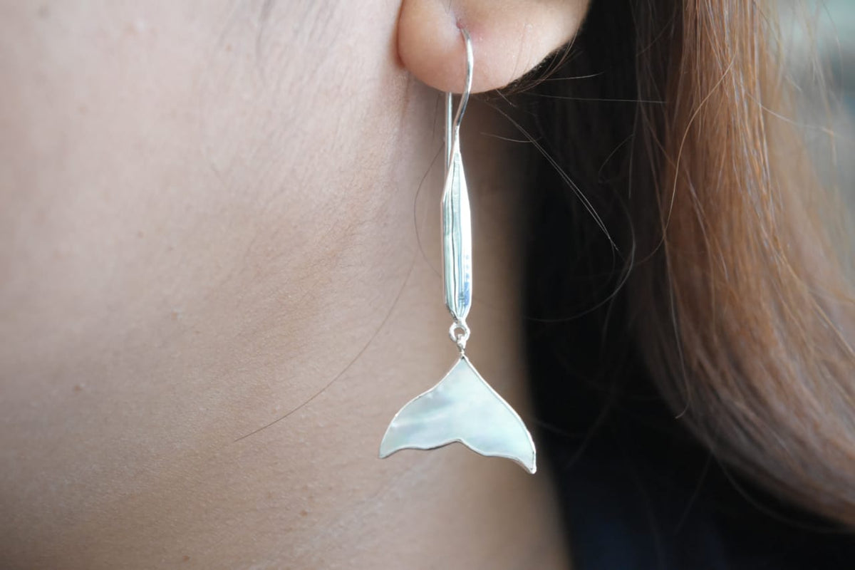 MOP Shell Earring .925 Sterling Silver