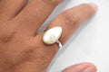 Pearl Biwa Ring .925 Sterling Silver