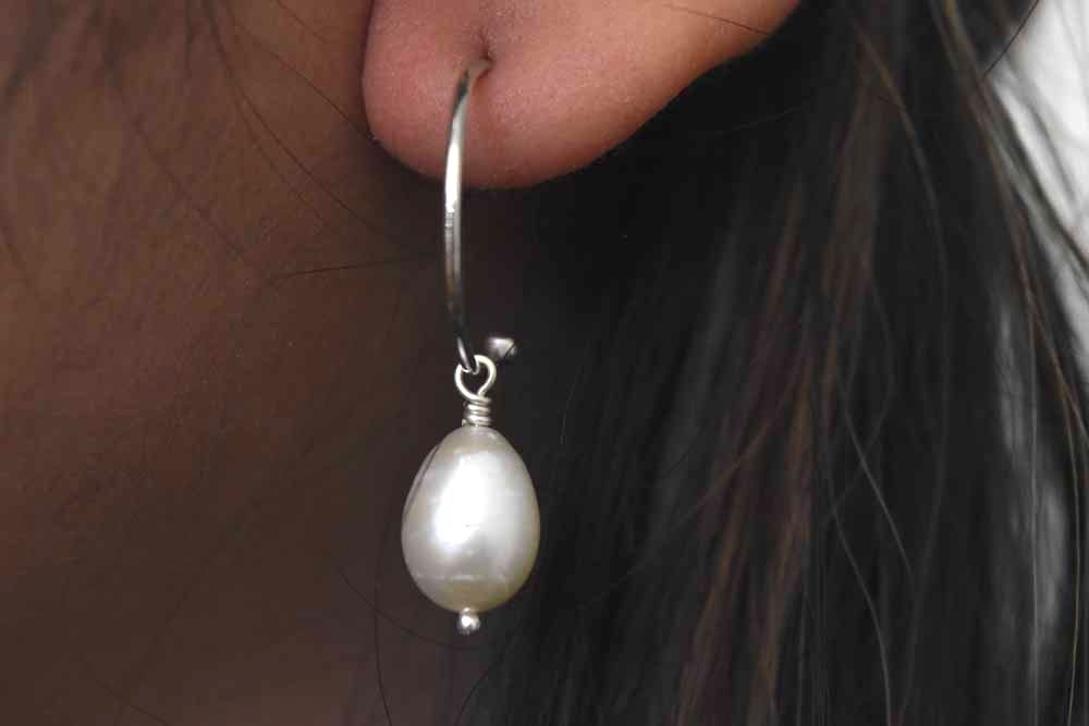 Pearl Earring .925 Sterling Silver