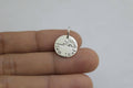 Plain Silver Sea Soul Stamp Pendant .925 Sterling Silver