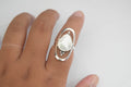 MOP Shell Ring .925 Sterling Silver