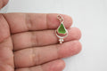 Seaglass Pendant .925 Sterling Silver