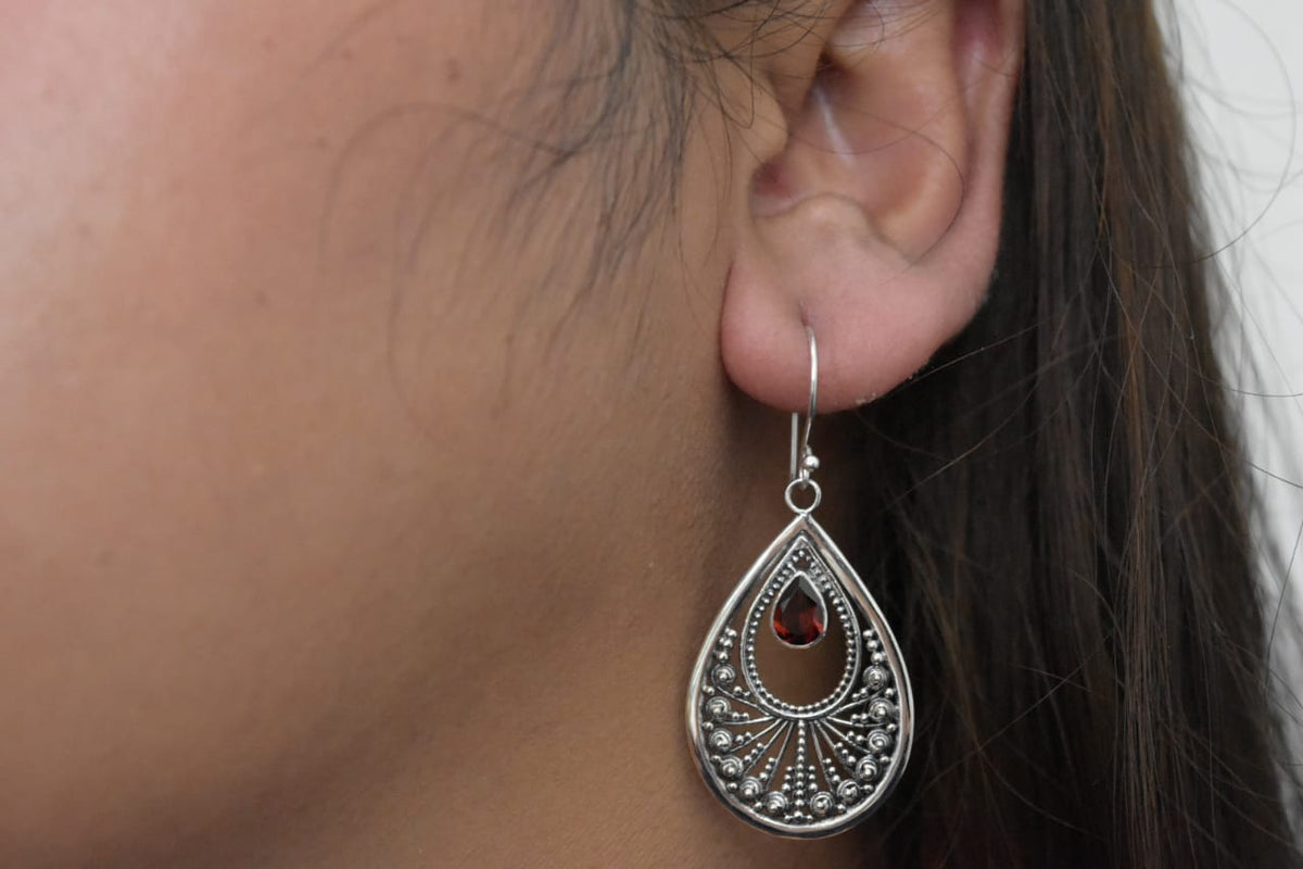 Plain Silver Earring .925 Sterling Silver