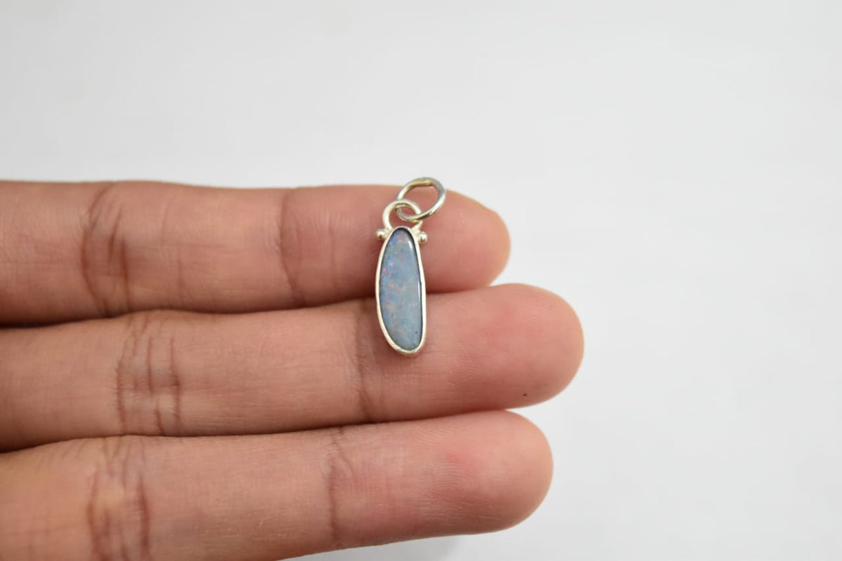 Opal Pendant .925 Sterling Silver