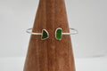 Seaglass Green Bracelet .925 Sterling Silver