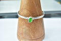 Seaglass Green Bracelet .925 Sterling Silver