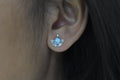 Larimar Earring .925 Sterling Silver
