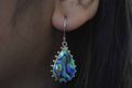 Paua Shell Earring .925 Sterling Silver