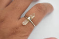 Crystal Clear Ring .925 Sterling Silver