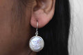 Pearl Biwa Earring .925 Sterling Silver