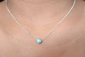 Larimar Necklace .925 Sterling Silver