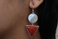 MOP Shell Earring .925 Sterling Silver