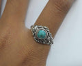 Turquoise Ring .925 Sterling Silver