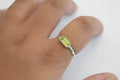 Peridot Ring .925 Sterling Silver