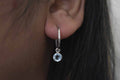 Topaz Earring .925 Sterling Silver